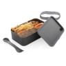 PP lunchbox met spork, antraciet-313638
