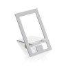 SnapStand RCS gerecycled plastic telefoonstandaard, zwart-313838