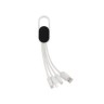 4-in-1 kabel met karabijnhaak, zwart-313954
