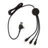 Light up logo 6-in-1 kabel, zwart-314002