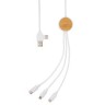 RCS gerecycled plastic Ontario 6-in-1 kabel, wit-314005