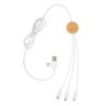 RCS gerecycled plastic Ontario 6-in-1 kabel, wit-314006