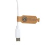 RCS gerecycled plastic Ontario 6-in-1 kabel, wit-314008