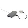 RCS gerecycled plastic 10W draadloos oplader met USB-poorten, wit-314273
