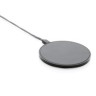 RCS standaard recycled plastic 10W draadloze lader, zwart-314356