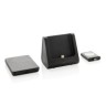 Powerbase RCS rplastic 3 in 1 oplader met powerbank, zwart-314441