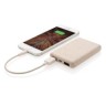 5.000 mAh zakformaat powerbank van tarwestro, khaki-314516