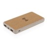 Kurk en tarwestro 8000 mAh 5W draadloze powerbank, khaki-340002