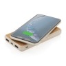 Kurk en tarwestro 8000 mAh 5W draadloze powerbank, khaki-314532