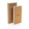 Kurk en tarwestro 8000 mAh 5W draadloze powerbank, khaki-314535