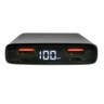Aluminium 18W 10.000 mAh PD Powerbank, zwart-314539
