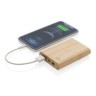Bamboe 5.000 mAh powerbank, bruin-314545