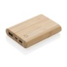 Bamboe 5.000 mAh powerbank, bruin-314549