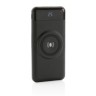 10.000 mAh draadloze powerbank met smart watch lader, zwart-314556
