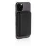 Magnetische 5000 mAh 5W draadloze powerbank, zwart-314559