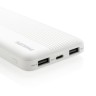 Philips 10.000 mAh platte powerbank, wit-314576