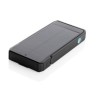 Skywave RCS gerecyclede kunststof zonne-powerbank 10000 mAh, zwart-314603