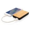 RCS gerecycled plastic 5.000 mAh Powerbank, bruin-314622