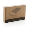 Sunwick 10.000 mAh bamboe solar powerbank, bruin-314641