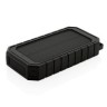 RCS recycled plastic solar powerbank 10W Wireless, zwart-340178