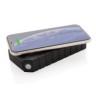RCS recycled plastic solar powerbank 10W Wireless, zwart-314707