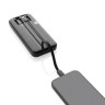 Turbopack RCS rplastic powerbank 10.000 ingebouwde kabels, zwart-314770