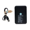 RCS gerecycled plastic 5.000 mAh powerbank, zwart-314804
