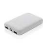 RCS gerecycled plastic 5.000 mAh powerbank, zwart-314808