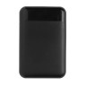 RCS standaard recycled plastic 10.000 mAh powerbank, zwart-314845