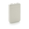 RCS standaard recycled plastic 10.000 mAh powerbank, zwart-314851