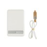 Zen RCS rplastic 5000 mah 5W magnetische bamboe powerbank, zwart-315052