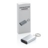 1.000 mAh sleutelhanger powerbank, zilver-315076