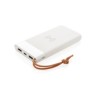 Aria 8.000 mAh powerbank met draadloos opladen, wit-340558