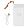 Aria 8.000 mAh powerbank met draadloos opladen, wit-315086