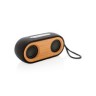 Bamboo X dubbele 10W speaker, zwart-340621
