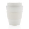 Herbruikbare koffiebeker met schroefdop 350ml, zwart-316487