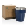 Clark RCS dubbelwandige koffie beker 300ML, donkerblauw-318570