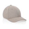 Milo AWARE™ recycled heather 6 paneel cap 200gr, gebroken wit-319259