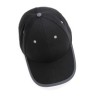 Impact AWARE™ 5 panel recycled katoenen truckercap, zwart-267313