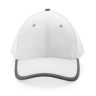 Impact AWARE™ 5 panel recycled katoenen truckercap, zwart-267316