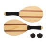 Houten frescobol tennis set, bruin-319737