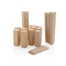 Houten kubb set, bruin-319742