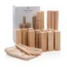 Houten kubb set, bruin-319745