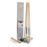 Houten croquet set, bruin-319754