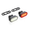 Lumino RCS rplastic USB-oplaadbare fietslamp set, zwart-320240