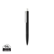 X3 zwart smooth touch pen, transparant