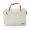 Impact AWARE™ 16 oz. recycled canvas laptop rugzak, gebroken wit-270017