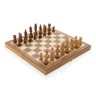 Luxe houten opvouwbaar schaakspel, bruin-325331