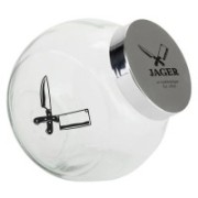 Snoeppot Sweets 2 liter zilver deksel