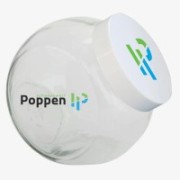 Snoeppot Sweets 2 liter wit deksel